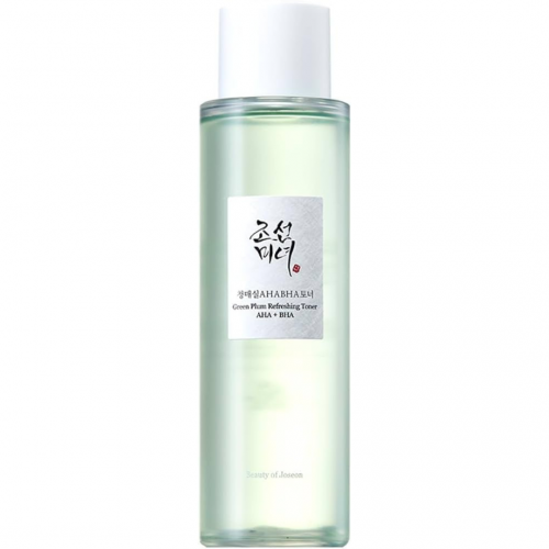 Тонер отшелушивающий с кислотами Beauty of Joseon Green plum refreshing toner: AHA+BHA 150ml