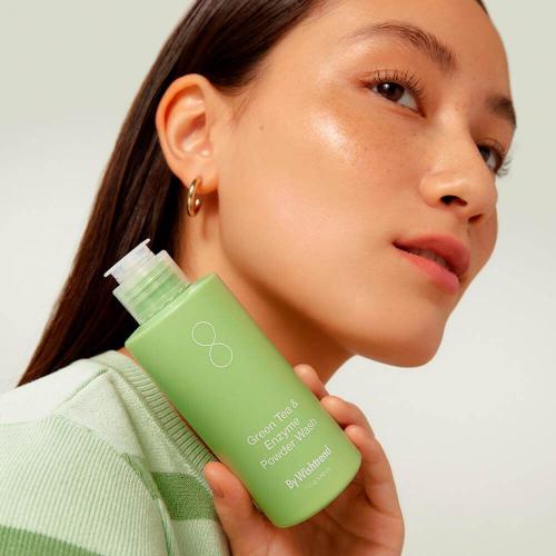 Энзимная пудра с зелёным чаем By Wishtrend Green Tea & Enzyme Powder Wash, 110гр