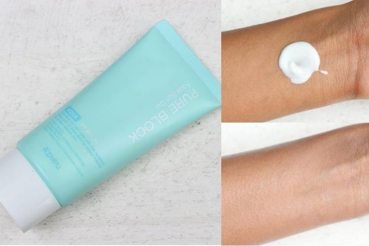 Увлажняющий солнцезащитный гель-крем A'Pieu Pure Block Aqua Sun Gel, 50мл