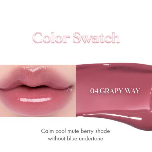 Блеск для губ ROM&ND Glasting Color Gloss 04 Grapy Way