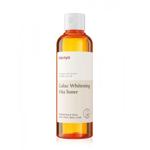 Мультивитаминный тонер для тусклой кожи Manyo Galac Whitening Vita Toner, 210мл