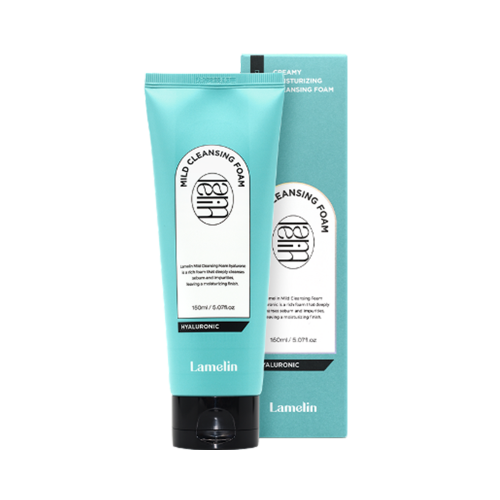 Увлажняющая пенка для очищения с гиалуроновой кислтой Lamelin Mild Cleansing Foam Hyaluronic 150 ml