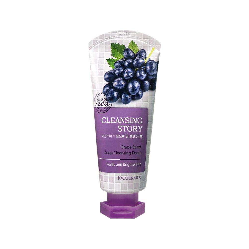 Пенка для умывания омолаживающая Cleansing Story Foam Cleansing (Grape Seed) (120 г)