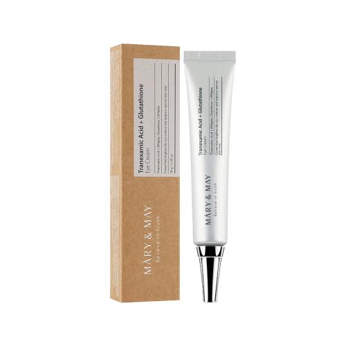 Осветляющий крем для глаз Mary&May Tranexamic Acid+ Glutathion Eye Cream 12мл