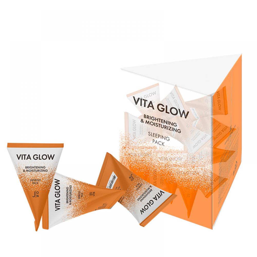Ночная маска с витаминами J:ON Vita Glow Brightening & Moisturizing Sleeping Pack (5мл)