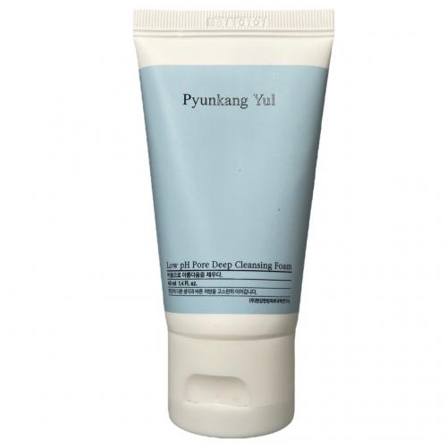 Pyunkang yul Low pH Pore Deep Cleansing Foam 40 мл - мягкая пенка для умывания лица (мини)