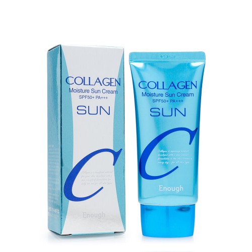 Enough Collagen Moisture Sun Cream SPF50+ PA+++ 50g - солнцезащитный крем с коллагеном