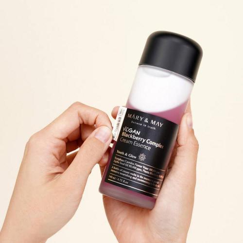 Кремовая эссенция с экстрактом ежевики Mary&May Vegan Blackberry Complex Cream Essence, 140мл купить в Минске, Беларуси