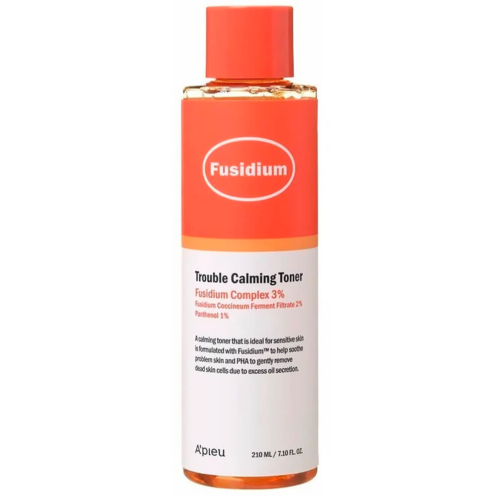 Успокаивающий тоник для проблемной кожи с фузидовой кислотой A'Pieu Fusidium Trouble Calming Toner, 210мл