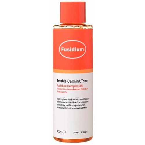 Успокаивающий тоник для проблемной кожи с фузидовой кислотой A'Pieu Fusidium Trouble Calming Toner, 210мл
