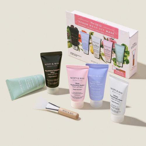  Набор масок для лица Mary&May Vegan Wash off Mask Mini Gift Set