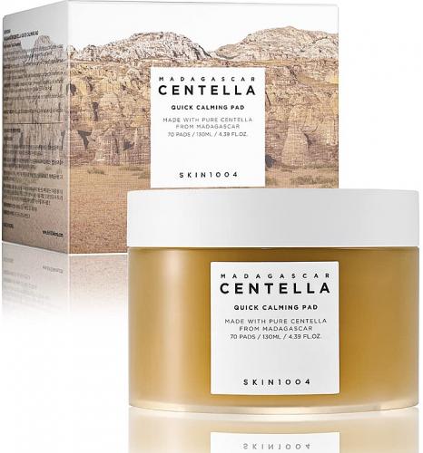 Успокаивающие пэды с центеллой SKIN1004 Madagascar Centella Quick Calming Pad 70шт