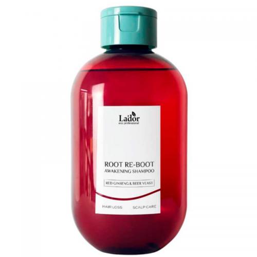 Шампунь с женьшенем для роста волос Lador Root Re-Boot Awakening Shampoo Red Ginseng & Beer Yeast, 300мл