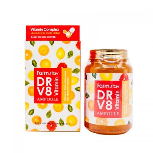 Сыворотка для лица с витаминами FarmStay Dr-V8 Vitamin Ampoule (250 мл)