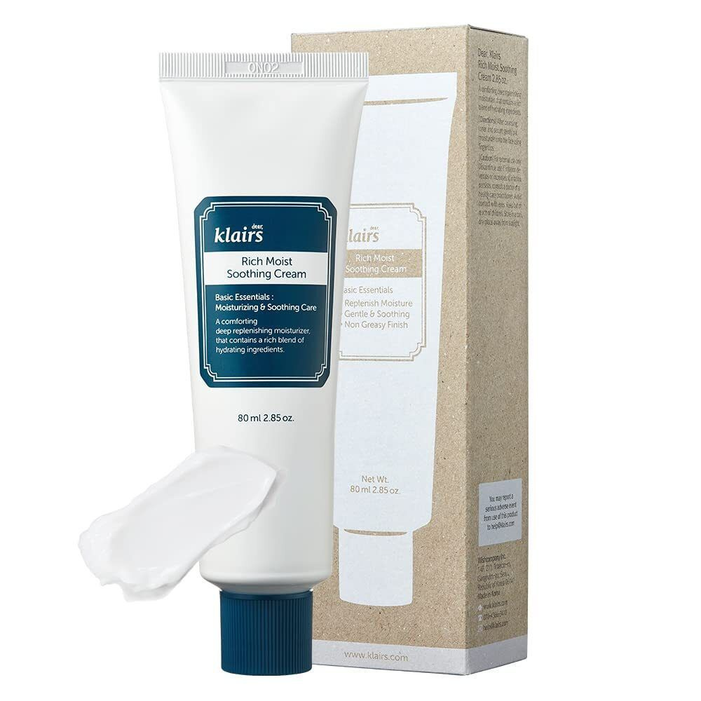 Крем успокаивающий для увлажнения кожи DEAR, KLAIRS Rich Moist Soothing Cream (80мл)