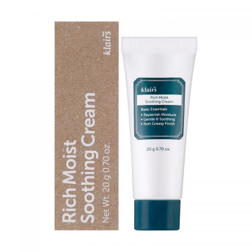 Крем успокаивающий для увлажнения кожи DEAR, KLAIRS Rich Moist Soothing Cream (20мл)