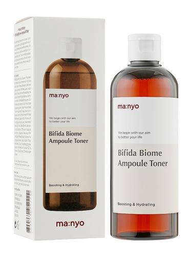 Тонер ампульный с бифидобактериями MANYO FACTORY Bifida Biome Ampoule Toner (400мл)
