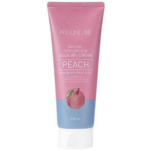 Крем-гель для тела с экстрактом персика Around Me Natural Perfume Vita Aqua Gel Cream PeAch (230 мл)