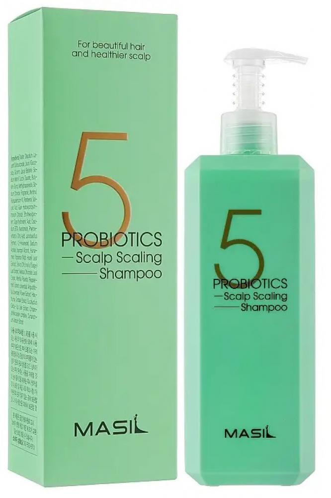 Шампунь для глубокого очищения кожи головы Masil 5 Probiotics Scalp Scaling Shampoo (500 мл)