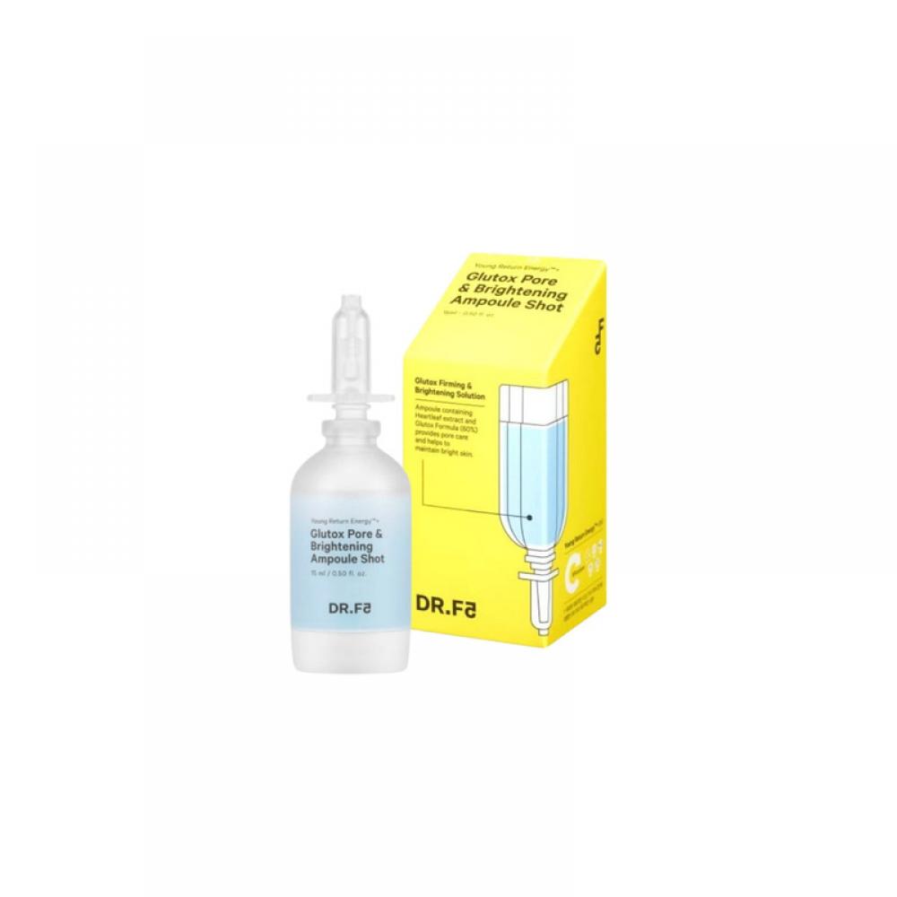 Ампула-шот поросуживающая с центеллой DR.F5 Glutox Pore and Brightening Ampoule Shot 15 мл