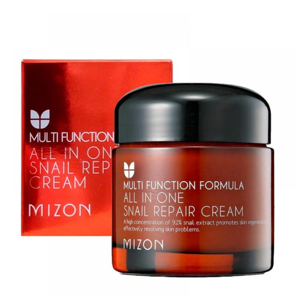 Крем для лица с муцином улитки MIZON All In One Snail Repair Сream (75 мл)