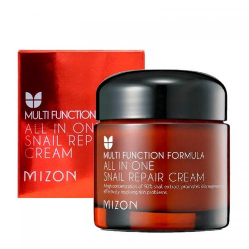 Крем для лица с муцином улитки MIZON All In One Snail Repair Сream (75 мл)