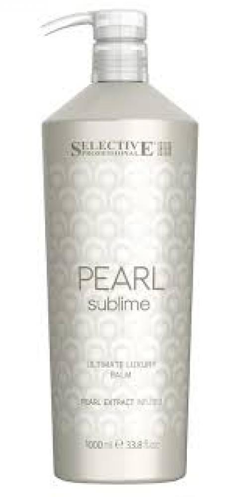 Шампунь с экстрактом жемчуга для придания блеска светлым волосам SELECTIVE PROFESSIONAL  ULTIMATE LUXURY SHAMPOO Pearl Sublime, 1000 мл