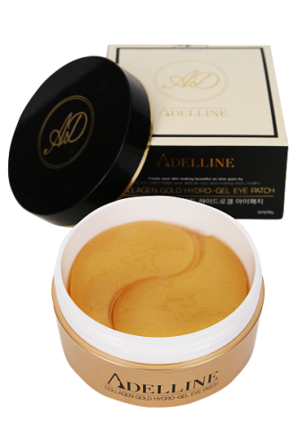 Патчи гидрогелевые с коллагеном и золотом Adelline Collagen Gold Hydro-gel Eye Patch (60 шт) 