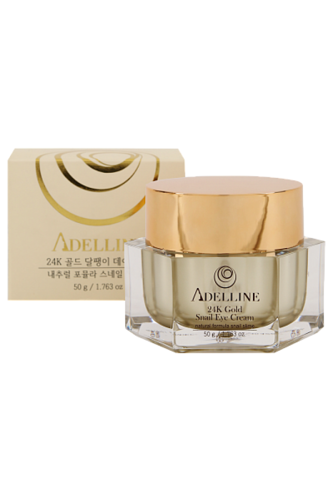 Дневной крем с коллоидным золотом и слизью улитки Adelline 24K Gold Snail Day Cream (50 гр)