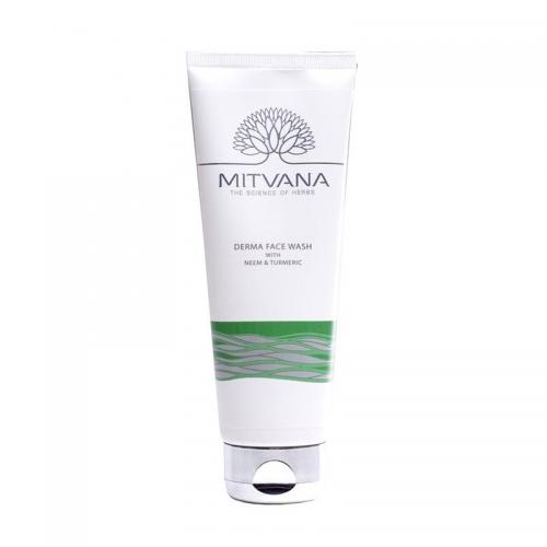Средство для умывания MITVANA Derma Face Wash лица с нимом и куркумой, 100 мл