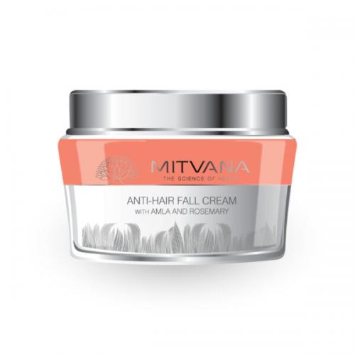 Крем для волос против выпадения с амлой и розмарином Mitvana, 50 г 