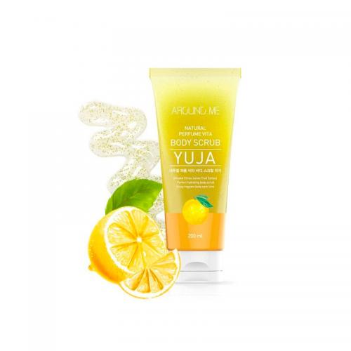 Скраб для тела с экстрактом юдзу Around Me Natural Perfume Vita Body Scrub Yuja (200 мл)