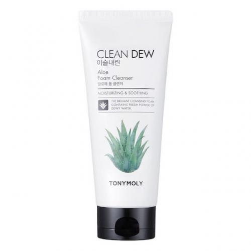 Пенка для умывания Tony Moly Clean Dew Aloe Foam Cleanser 180 мл