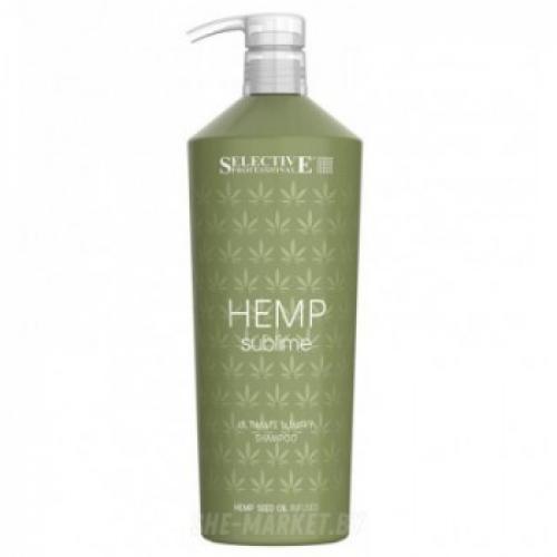 Увлажняющий кондиционер Selective Hemp с конопляным маслом 1000мл