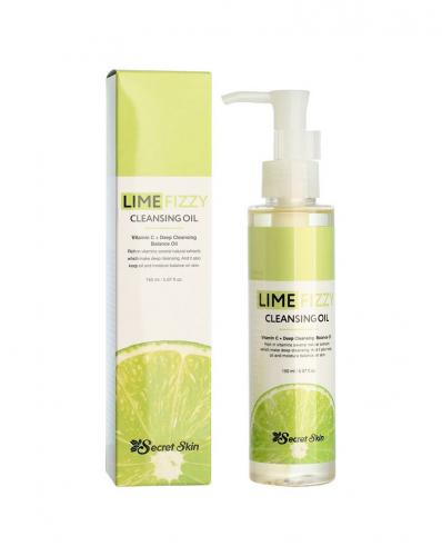 Гидрофильное масло с экстрактом лайма SECRET SKIN Lime Fizzy Cleansing Oil, 150мл