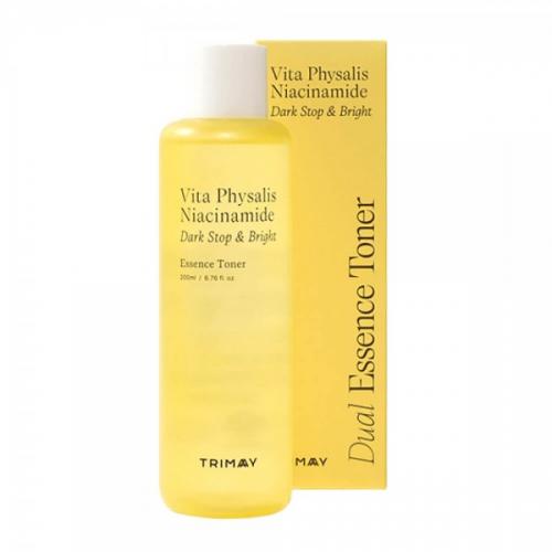 Тонер-эссенция для лица Trimay Vita Physalis Niacinamide Dark Stop & Bright Dual Essence Toner, 200мл
