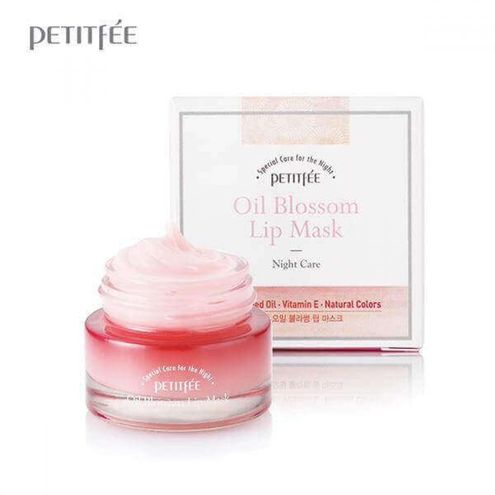 [PETITFEE] Маска для губ с маслом камелии Oil Blossom Lip mask (Camellia seed oil), 15 гр