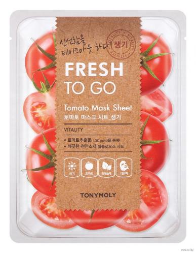 Tony Moly Fresh To Go Tomato Mask Sheet Тканевая маска с экстрактом томата, 22 гр