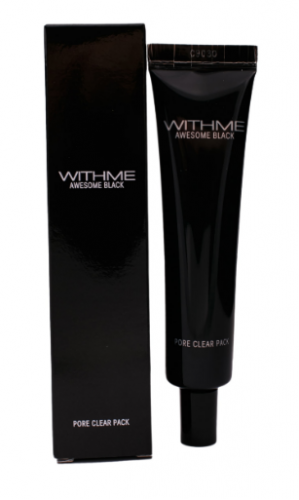 WITHME Маска для лица очищающая awesome black pore clean pack 30 г
