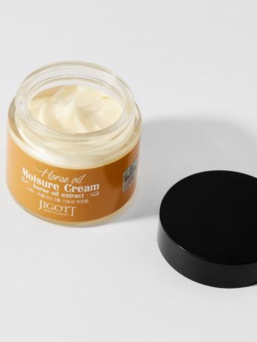 Крем для лица с лошадиным жиром JIGOTT HORSE OIL Moisture Cream (70 мл)