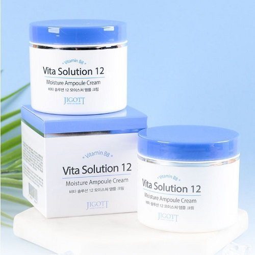 Крем для лица УВЛАЖНЕНИЕ JIGOTT Vita Solution 12 Moisture Ampoule Cream, 100 мл