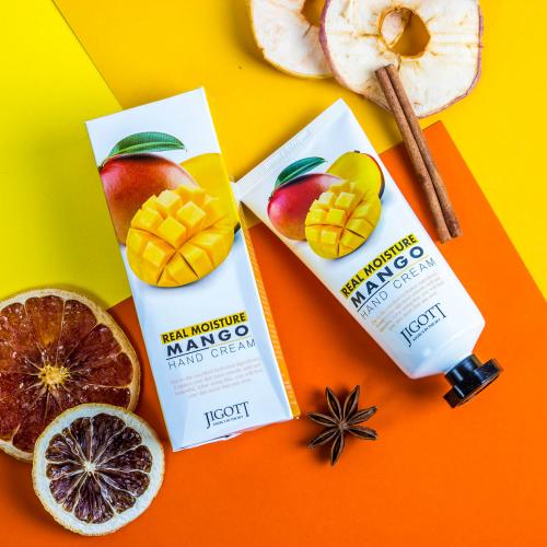 Крем для рук с экстрактом манго JIGOTT Real Moisture MANGO Hand Cream (100 мл)