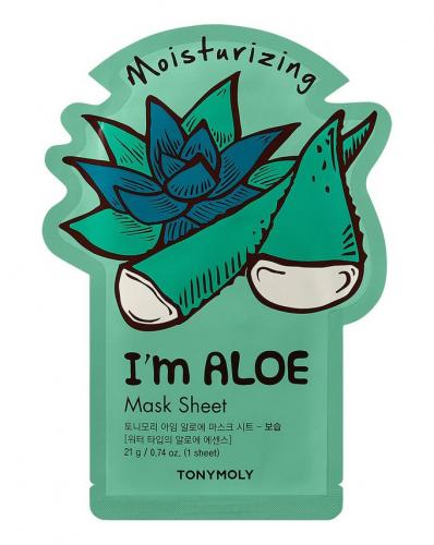 Тканевая маска для лица Tony Moly I’m Real Aloe Mask Sheet Moisturizing