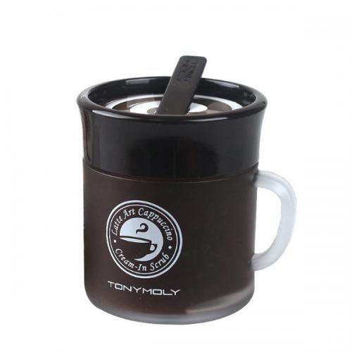 Крем-скраб для лица TONY MOLY Latte Art Cappuccino Cream In Scrub 80 г
