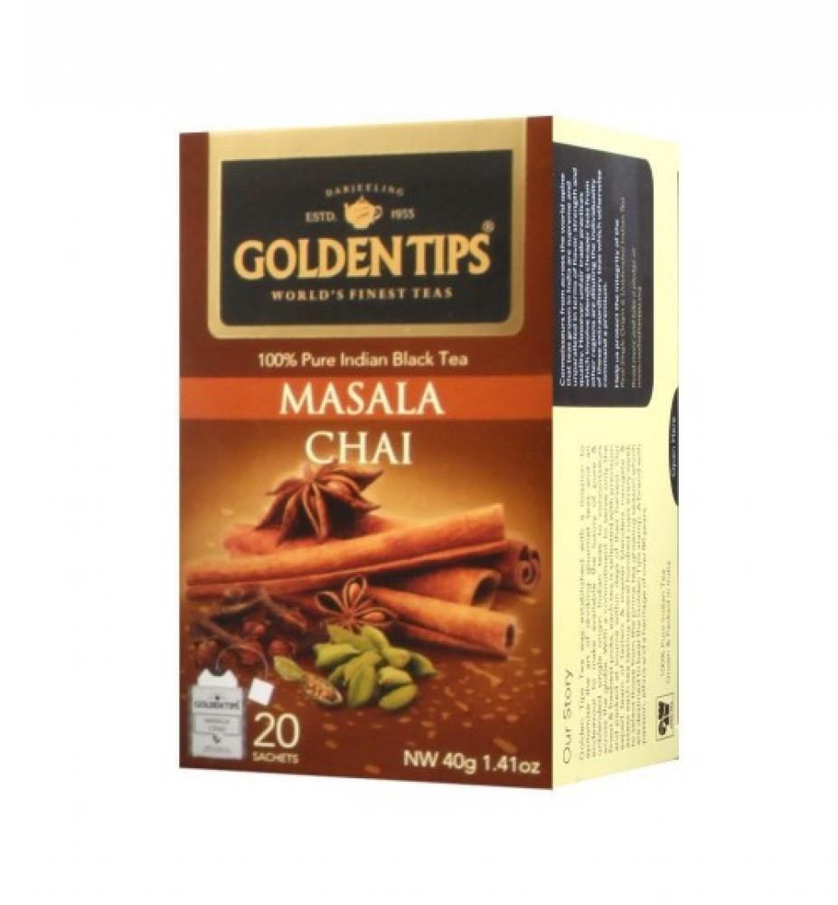 Чай Масала Golden Tips Masala Chai Tea Bags 20 пакетиков