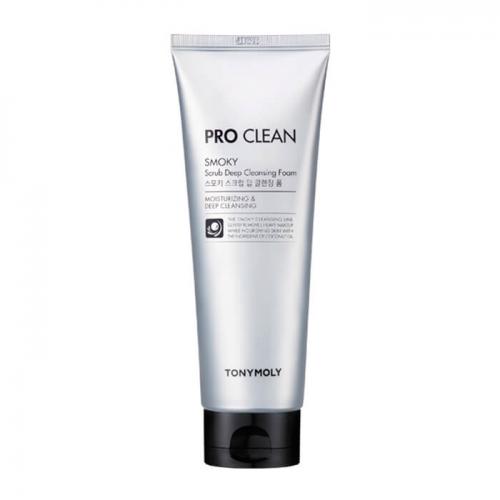 Пенка-скраб Tony Moly Pro Clean Smoky Scrub Deep Cleansing Foam