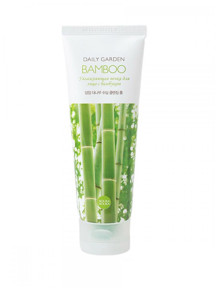 Очищающая пенка с бамбуком Daily Garden Bamboo Soothing cleansing foam from Damyang Holika Holika Daily Garden Bamboo Soothing cleansing foam from Damyang (120 мл)