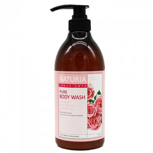 Гель для душа с розой и розмарином NATURIA Pure Body Wash (Rose & Rosemary) (750 мл)