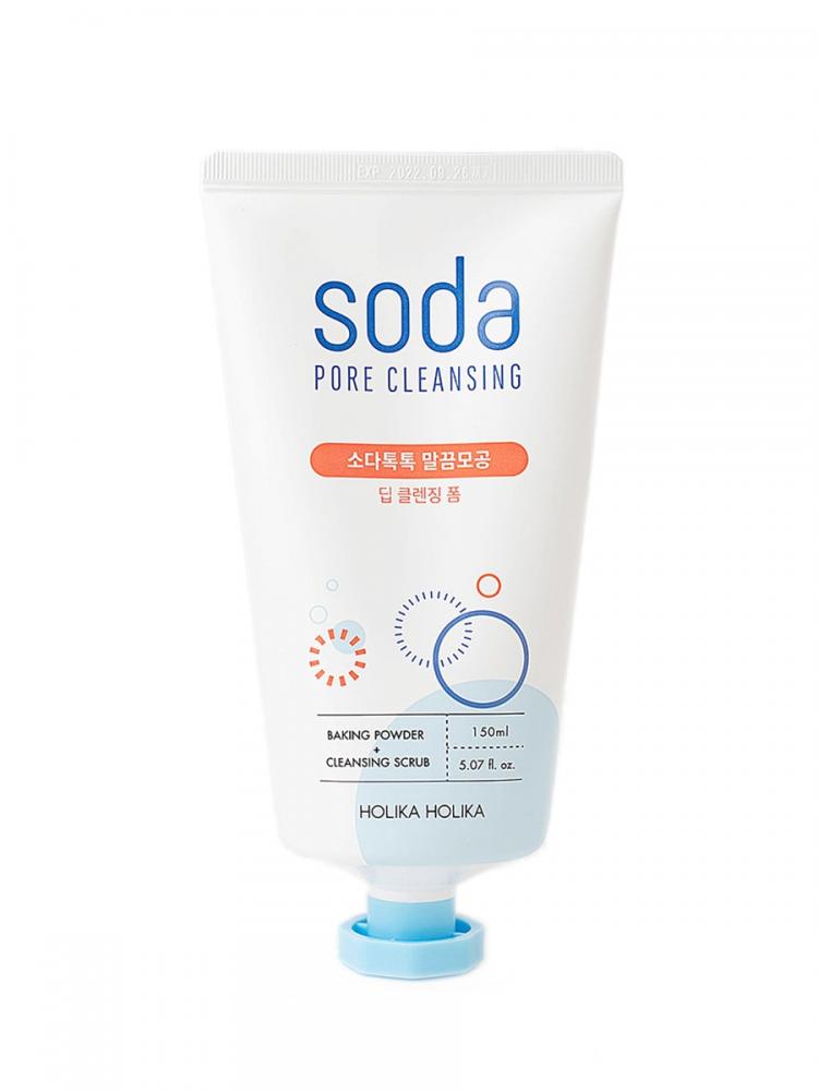 Глубоко очищающая пенка для лица Soda Tok Tok Clean Pore Deep Cleansing Foam Holika Holika Soda Tok Tok Clean Pore Deep Cleansing Foam (150 мл)