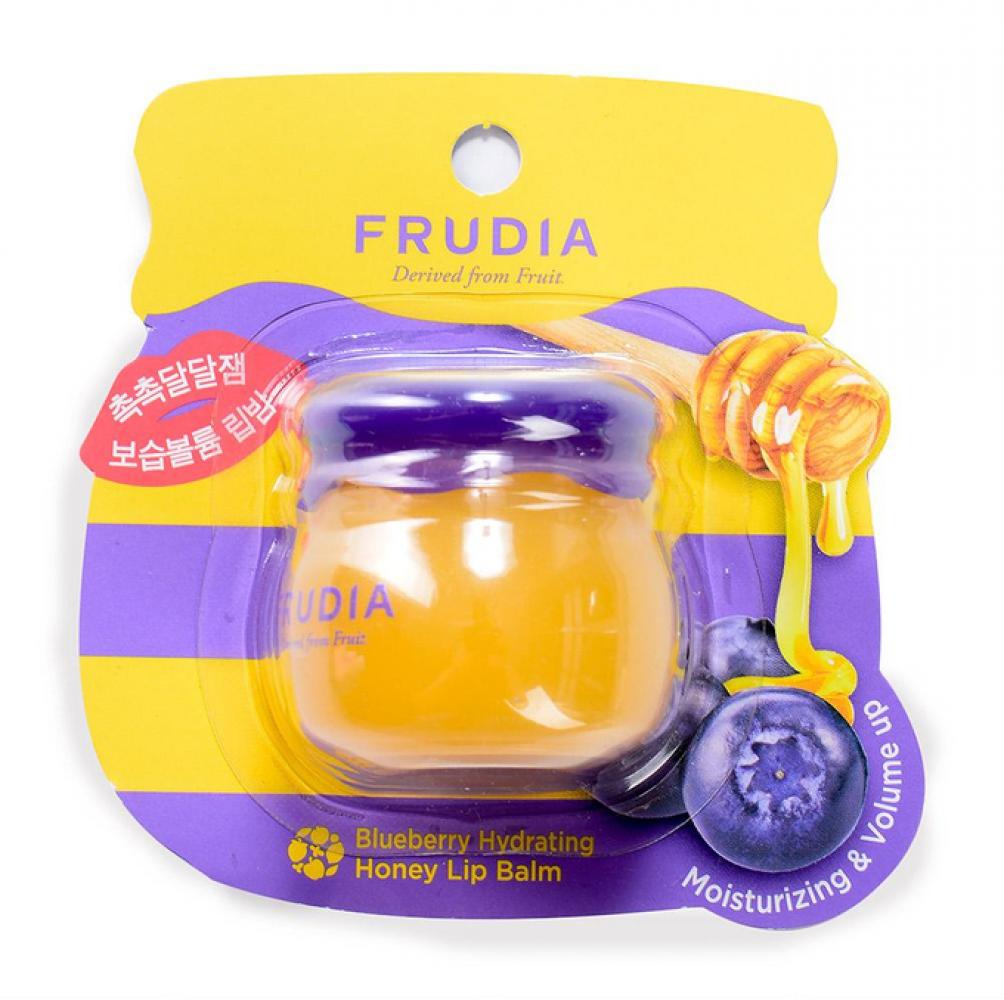 Увлажняющий бальзам для губ с черникой Frudia Blueberry Hydrating Honey Lip Balm Фрудиа 10 г